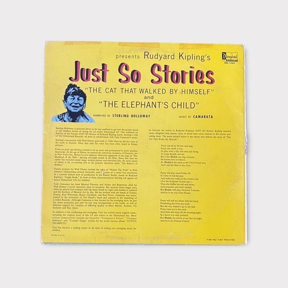 VINTAGE Disney Vinyl - Just So Stories - Picture 2 of 5